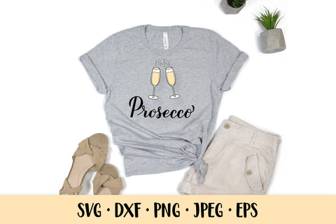 Prosecco SVG Alcohol SVG. Champagne glasses SVG LaBelezoka 