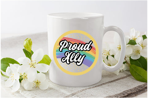 Proud Ally LGBT Pride Month Sublimation Sublimation Jagonath Roy 