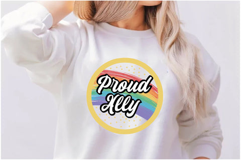 Proud Ally LGBT Pride Month Sublimation Sublimation Jagonath Roy 