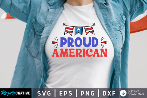 Proud american SVG SVG Regulrcrative 