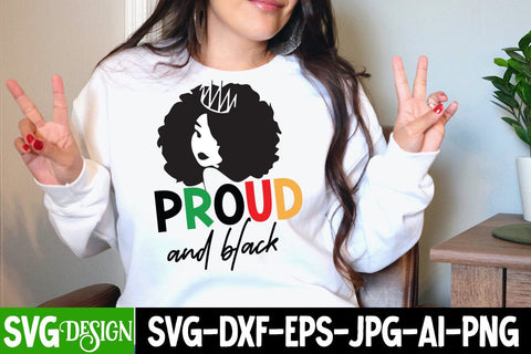 Proud And Black SVG Cut File SVG BlackCatsMedia 