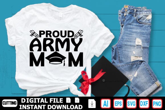 Proud Army Mom SVG Craftlabsvg24 