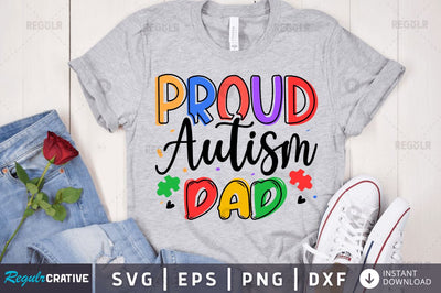 Proud autism dad SVG SVG Regulrcrative 