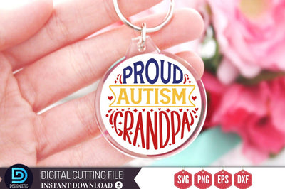 Proud autism grandpa SVG SVG DESIGNISTIC 