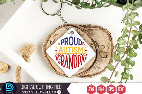 Proud autism grandpa SVG SVG DESIGNISTIC 