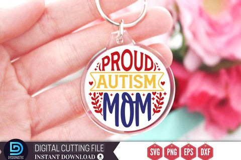 Proud autism mom SVG SVG DESIGNISTIC 
