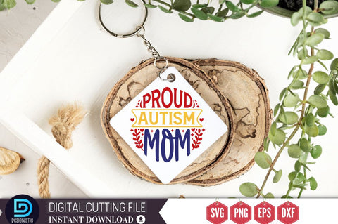 Proud autism mom SVG SVG DESIGNISTIC 