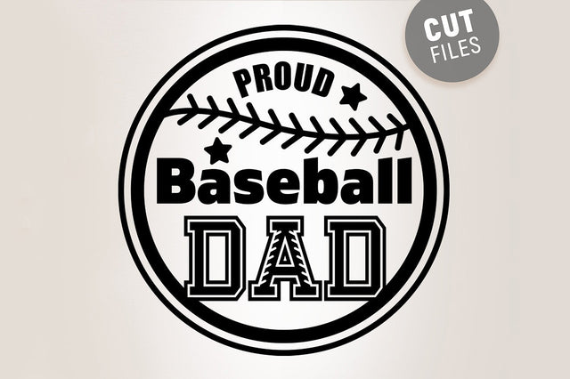 Proud Baseball Dad SVG SVG VectorSVGdesign 