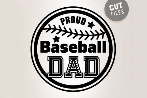 Proud Baseball Dad SVG SVG VectorSVGdesign 
