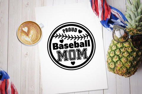 Proud Baseball Mom SVG SVG VectorSVGdesign 