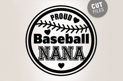 Proud Baseball Nana SVG SVG VectorSVGdesign 