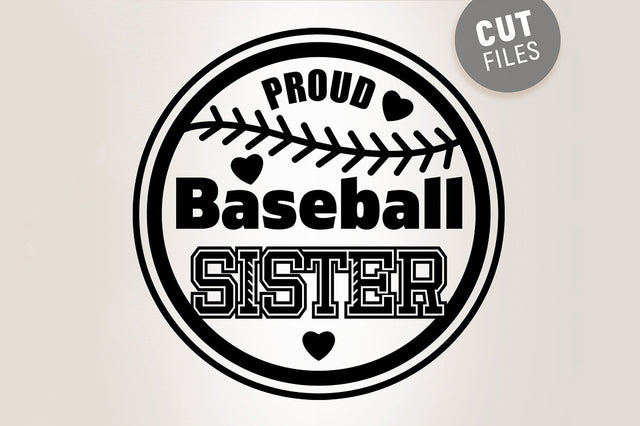Proud Baseball Sister SVG SVG VectorSVGdesign 