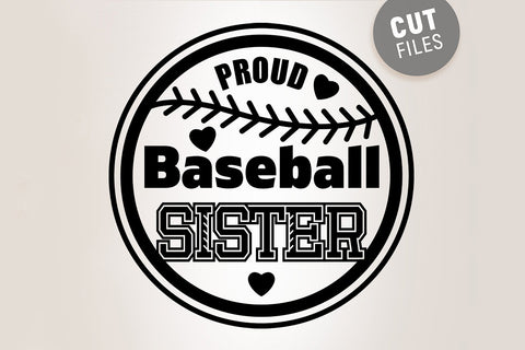 Proud Baseball Sister SVG SVG VectorSVGdesign 