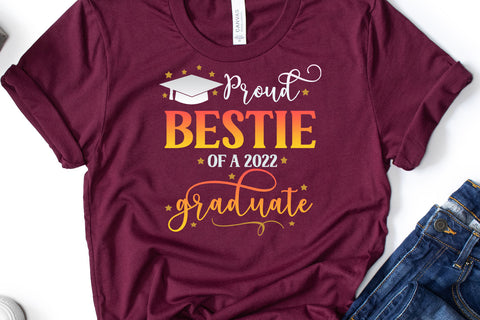 Proud Bestie of Graduate 2022 Sublimation I Graduation 2022 Sublimation Happy Printables Club 
