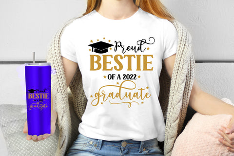Proud Bestie of Graduate 2022 Sublimation I Graduation 2022 Sublimation Happy Printables Club 