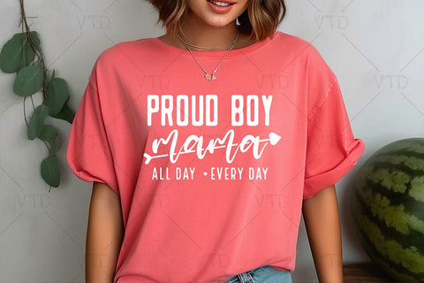 Proud Boy Mama Svg Png Files, Boy Mom Svg, Mom Of Boys Shirt Svg, Mom To Boys Svg, Mommy Svg, Funny Mom Svg, Mom Life Svg SVG DesignDestine 