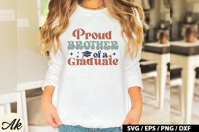Proud brother of a graduate Retro SVG SVG akazaddesign 