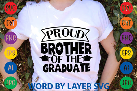 Proud Brother Of The Graduate SVG Design SVG Rafiqul20606 