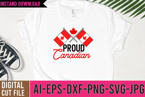 Proud Canadian SVG Cut File SVG BlackCatsMedia 