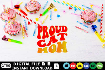 Proud Cat Mom SVG Shahin alam 