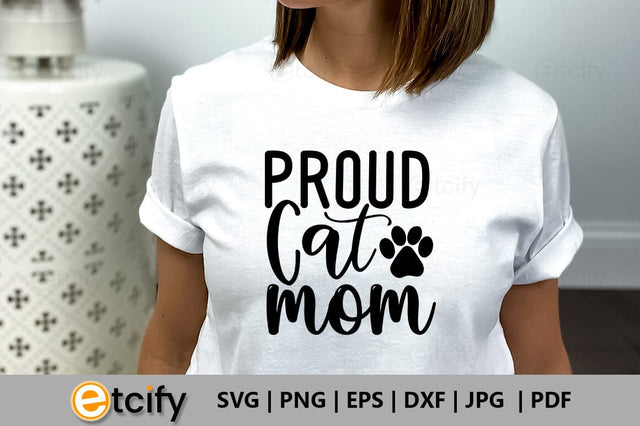 Proud cat mom SVG SVG etcify 