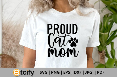 Proud cat mom SVG SVG etcify 