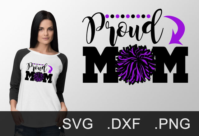 Proud Cheer Mom SVG, DXF, PNG SVG Design Shark 