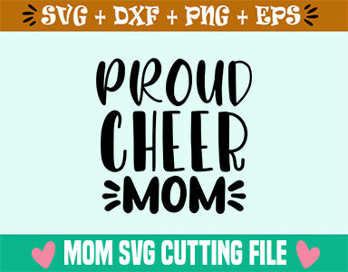 Proud Cheer Mom SVG SVG SVG Studio 