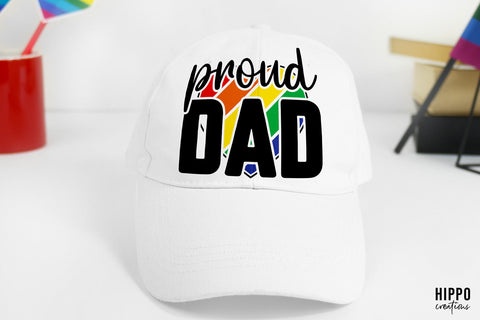 Proud Dad Gay Pride SVG SVG Hippo Creations 