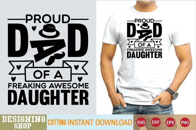 proud dad of a freaking awesome daughter svg SVG sk.swapon Roy 
