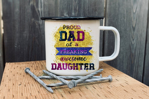 Proud Dad of A I Father's Day Sublimation I Dad Shirt PNG Sublimation Happy Printables Club 