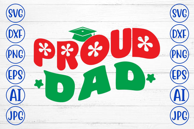Proud Dad Retro SVG SVG Syaman 