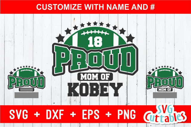 Proud Football Mom SVG Svg Cuttables 