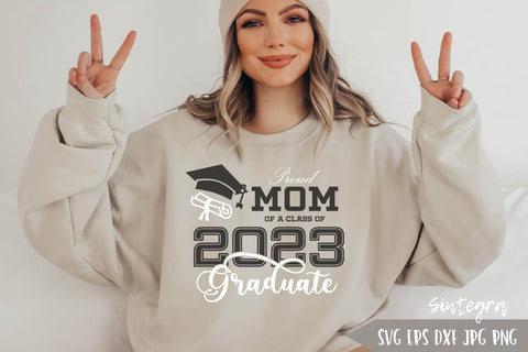 Proud Graduate 2023 SVG Bundle Free For Commercial Use SVG Sintegra 