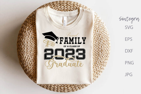 Proud Graduate 2023 SVG Bundle Free For Commercial Use SVG Sintegra 