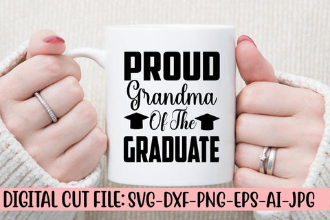 Proud Grandma Of The Graduate SVG SVG Syaman 