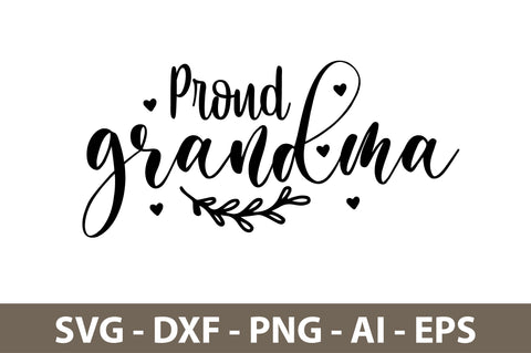 proud grandma svg SVG nirmal108roy 