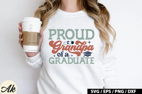 Proud grandpa of a graduate Retro SVG SVG akazaddesign 
