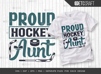 Proud Hockey Aunt SVG Cut File | Sports Svg | Ice Hockey Svg | Hockey Svg | Hockey Uncle Svg | Hockey Puck Svg | Hockey Quote Design SVG ETC Craft 