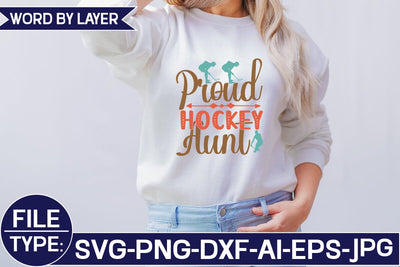 Proud Hockey Aunt SVG Cut File SVG Studio Innate 