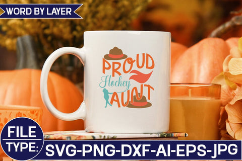 Proud Hockey Aunt SVG Cut File SVG Studio Innate 