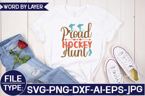 Proud Hockey Aunt SVG Cut File SVG Studio Innate 