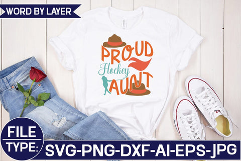 Proud Hockey Aunt SVG Cut File SVG Studio Innate 