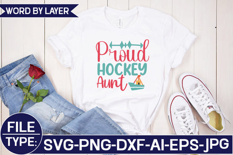 Proud Hockey Aunt SVG Cut File SVG Studio Innate 