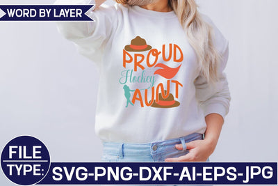 Proud Hockey Aunt SVG Cut File SVG Studio Innate 