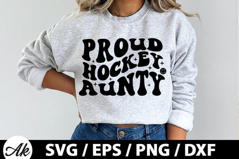 Proud hockey aunty Retro SVG SVG akazaddesign 