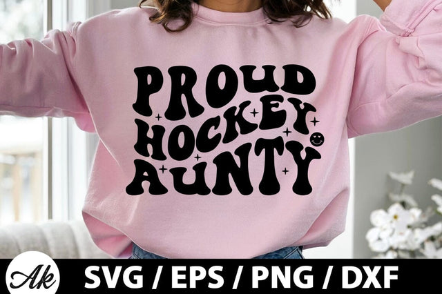Proud hockey aunty Retro SVG SVG akazaddesign 