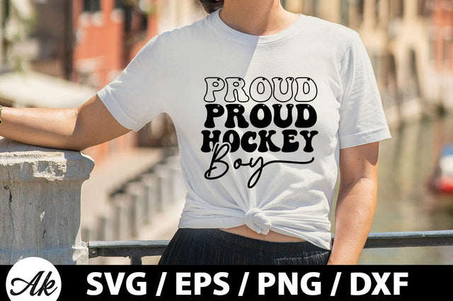 Proud hockey boy Retro SVG SVG akazaddesign 