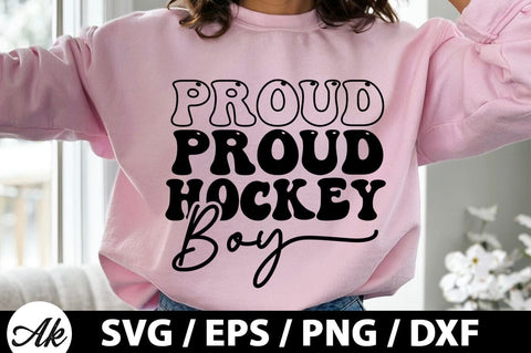 Proud hockey boy Retro SVG SVG akazaddesign 