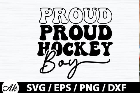 Proud hockey boy Retro SVG SVG akazaddesign 